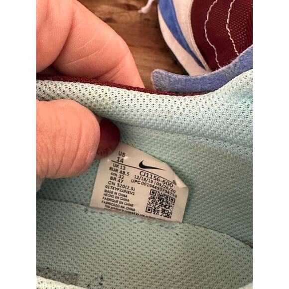 Nike Men's Red Blue Dbreak-Type Suede Mesh Lace Up Casual Sneaker Shoes Size 14 - Picture 9 of 13